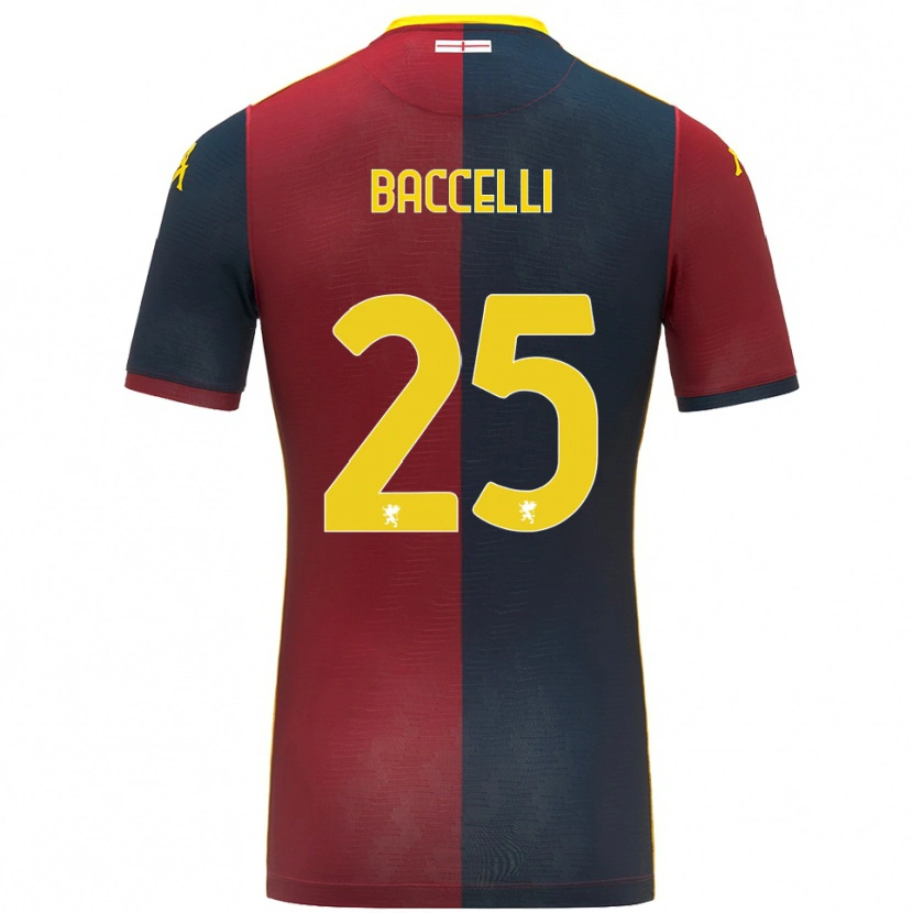 Danxen Herren Pietro Baccelli #25 Rot Königsblau Heimtrikot Trikot 2025/26 T-Shirt Österreich