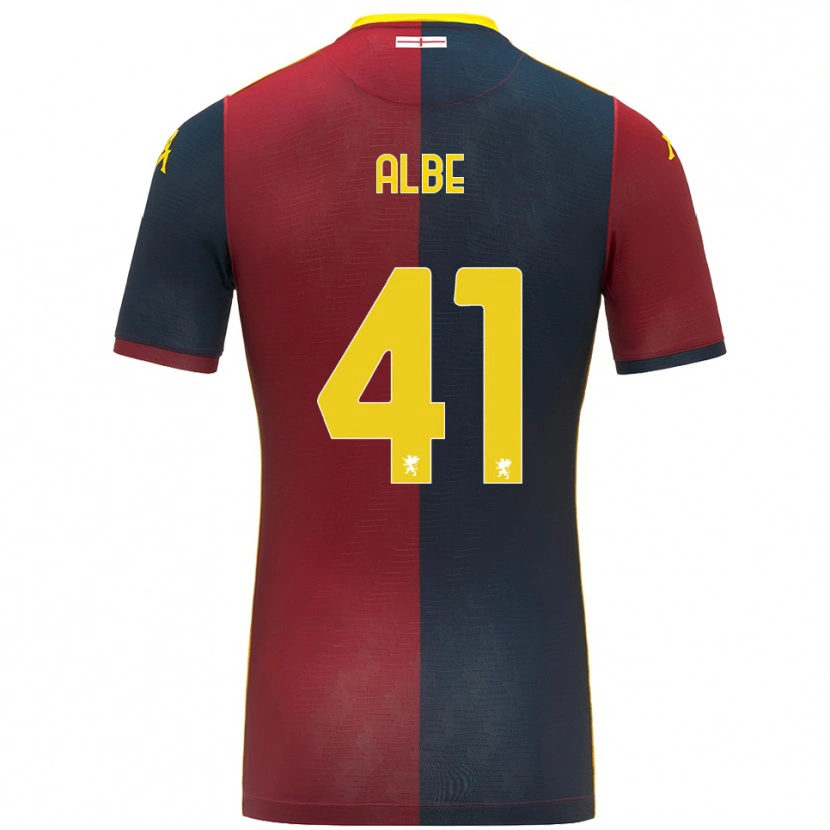 Danxen Herren Salem Albè #41 Rot Königsblau Heimtrikot Trikot 2025/26 T-Shirt Österreich