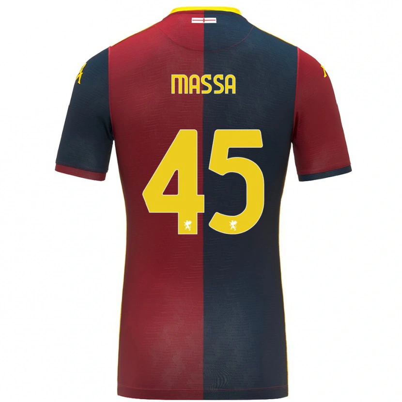 Danxen Herren Alessandra Massa #45 Rot Königsblau Heimtrikot Trikot 2025/26 T-Shirt Österreich