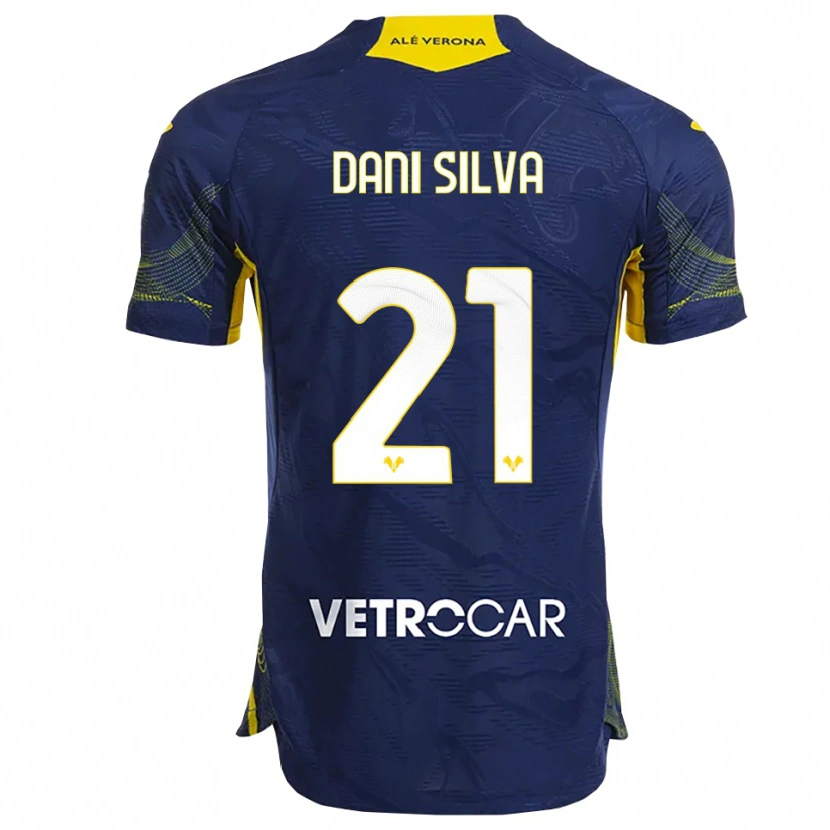Danxen Herren Dani Silva #21 Marineblau Gelb Heimtrikot Trikot 2025/26 T-Shirt Österreich