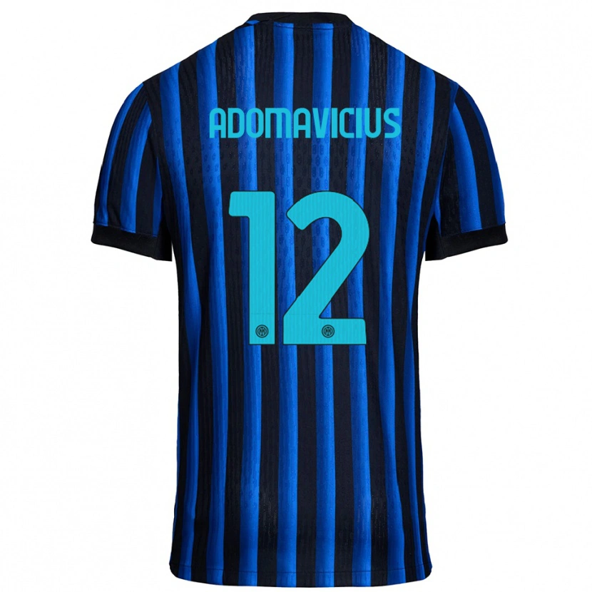Danxen Herren Henrikas Adomavicius #12 Schwarz Blau Heimtrikot Trikot 2025/26 T-Shirt Österreich