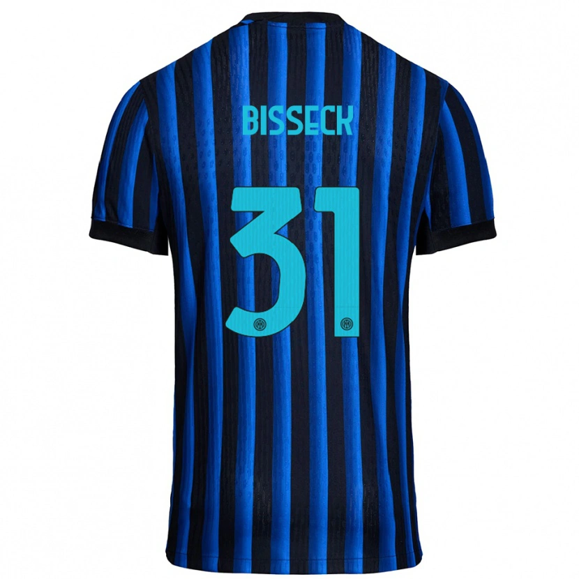 Danxen Herren Yann Bisseck #31 Schwarz Blau Heimtrikot Trikot 2025/26 T-Shirt Österreich