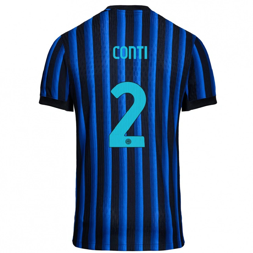 Danxen Herren Arturo Conti #2 Schwarz Blau Heimtrikot Trikot 2025/26 T-Shirt Österreich
