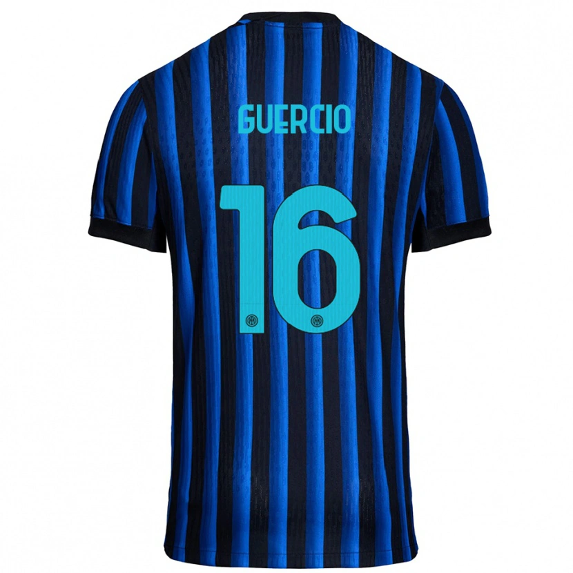 Danxen Herren Tommaso Guercio #16 Schwarz Blau Heimtrikot Trikot 2025/26 T-Shirt Österreich
