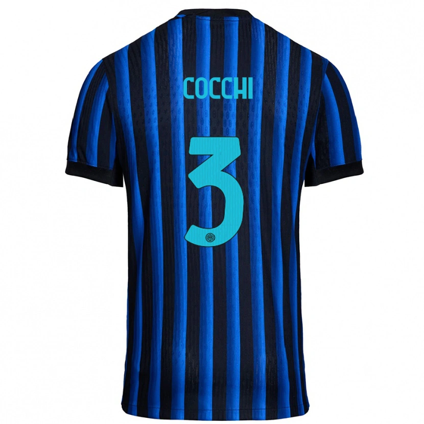 Danxen Herren Matteo Cocchi #3 Schwarz Blau Heimtrikot Trikot 2025/26 T-Shirt Österreich