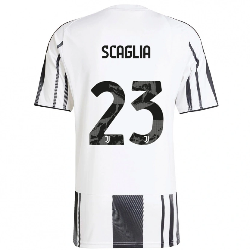 Danxen Herren Filippo Scaglia #23 Weiß Schwarz Heimtrikot Trikot 2025/26 T-Shirt Österreich
