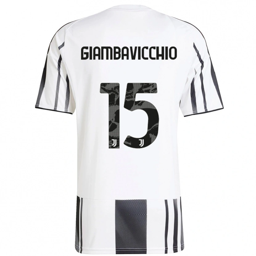 Danxen Herren Franco Giambavicchio #15 Weiß Schwarz Heimtrikot Trikot 2025/26 T-Shirt Österreich