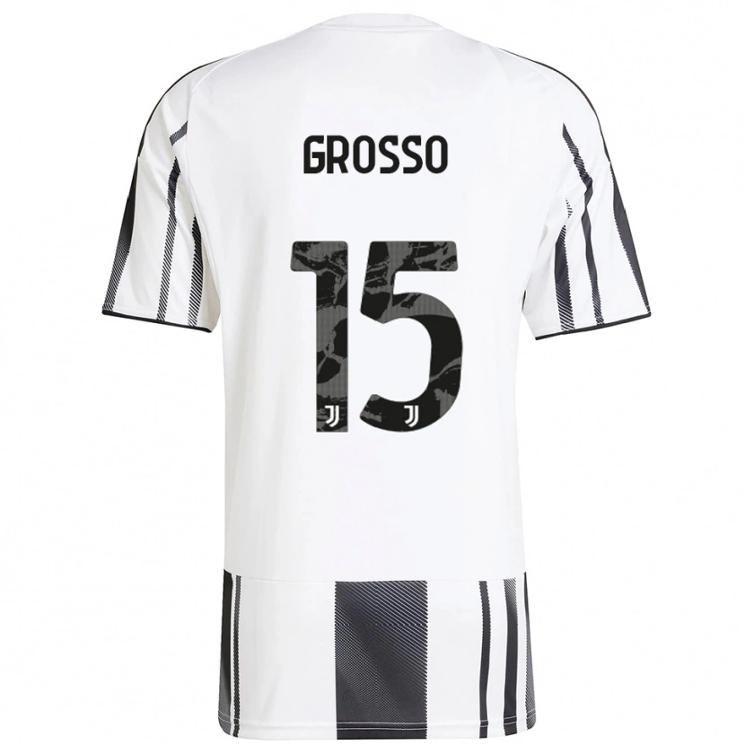 Danxen Herren Julia Grosso #15 Weiß Schwarz Heimtrikot Trikot 2025/26 T-Shirt Österreich