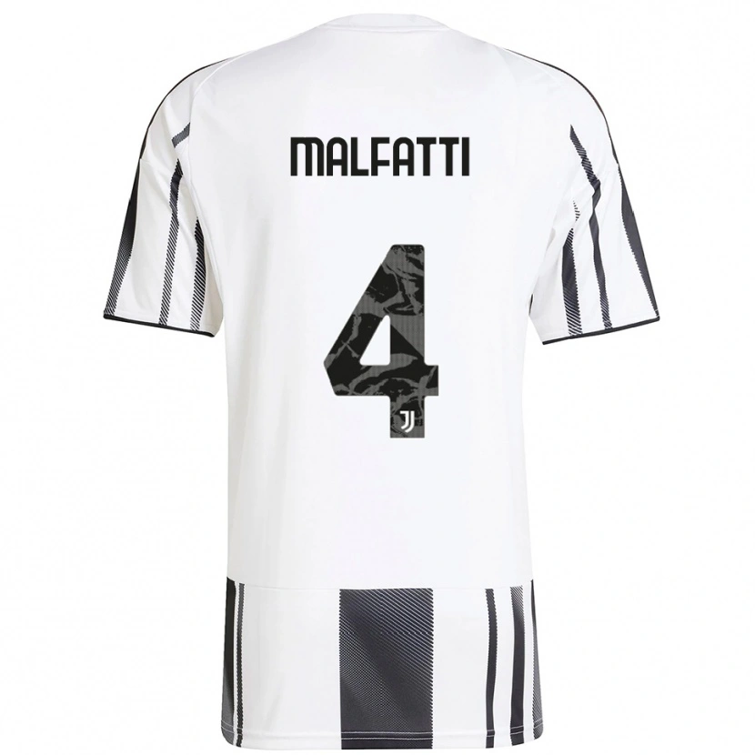 Danxen Herren Tiago Malfatti #4 Weiß Schwarz Heimtrikot Trikot 2025/26 T-Shirt Österreich