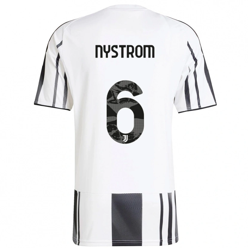 Danxen Herren Paulina Nyström #6 Weiß Schwarz Heimtrikot Trikot 2025/26 T-Shirt Österreich