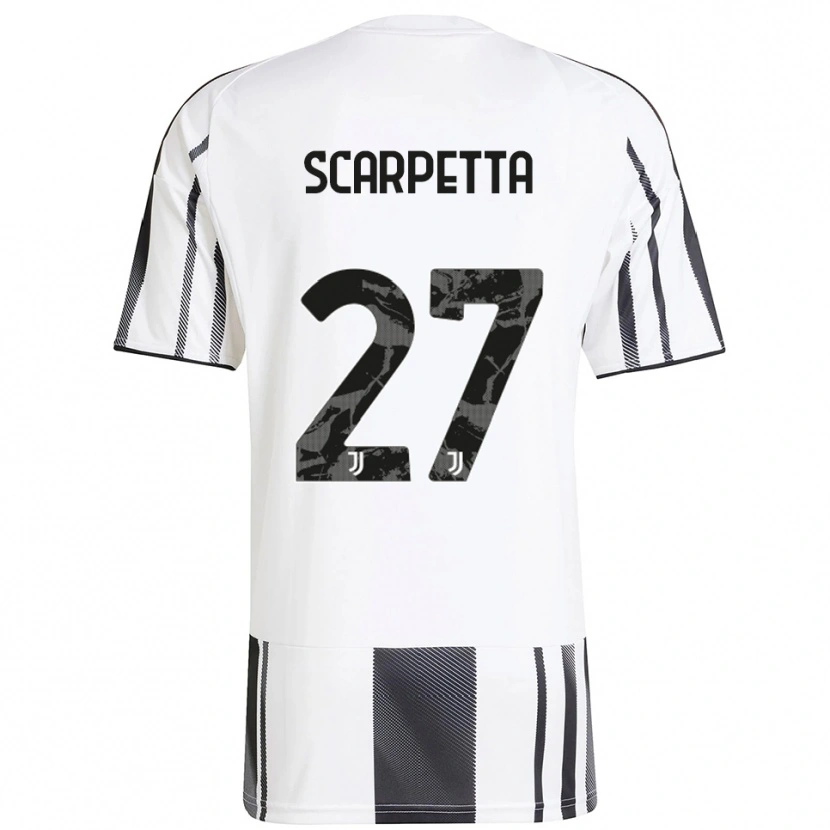 Danxen Herren Jacopo Scarpetta #27 Weiß Schwarz Heimtrikot Trikot 2025/26 T-Shirt Österreich