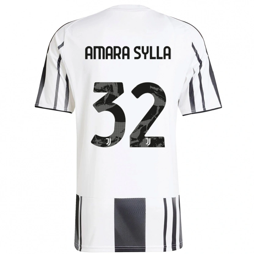 Danxen Herren Idris Amara Sylla #32 Weiß Schwarz Heimtrikot Trikot 2025/26 T-Shirt Österreich