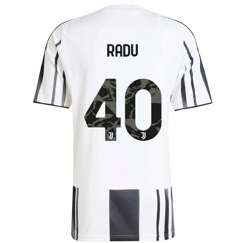 Danxen Herren Riccardo Radu #40 Weiß Schwarz Heimtrikot Trikot 2025/26 T-Shirt Österreich