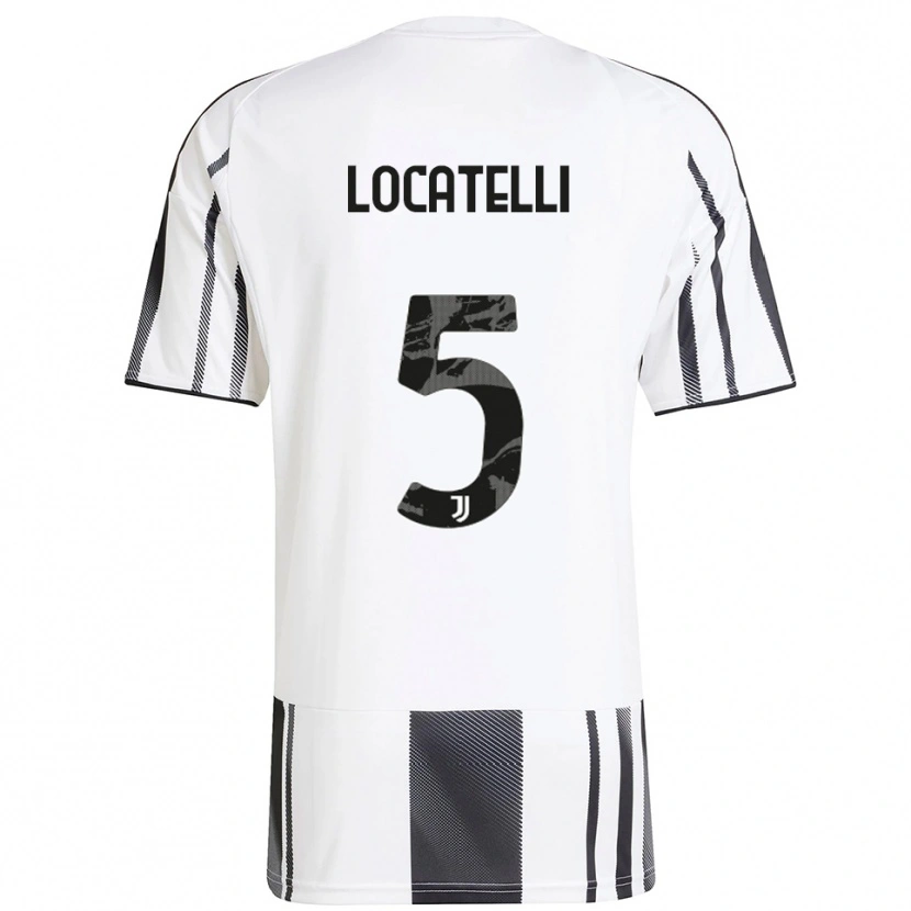 Danxen Herren Manuel Locatelli #5 Weiß Schwarz Heimtrikot Trikot 2025/26 T-Shirt Österreich