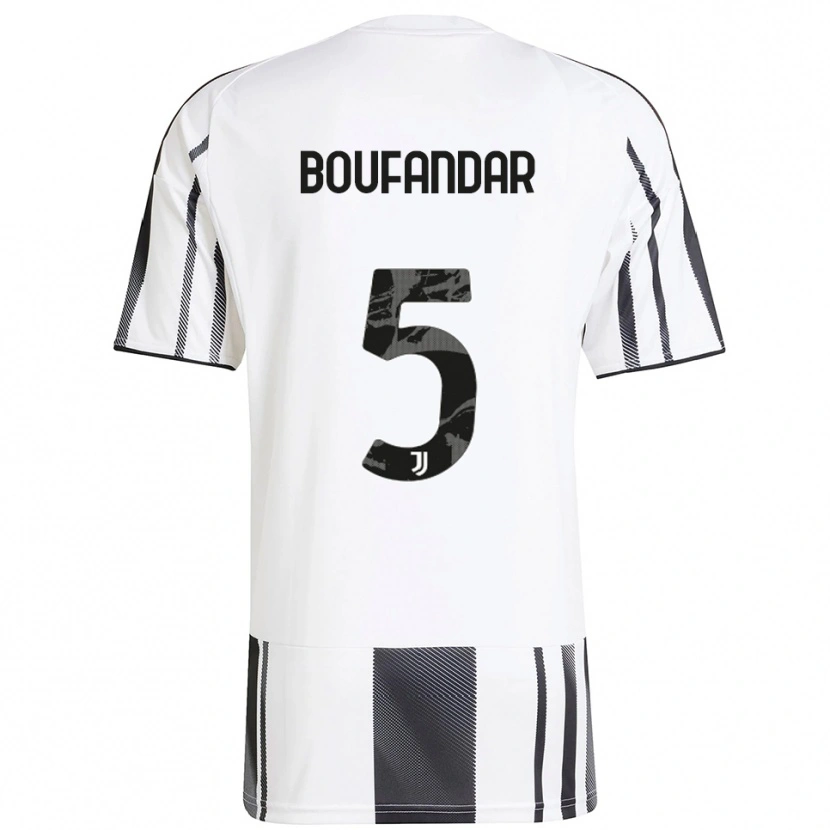 Danxen Herren Adam Boufandar #5 Weiß Schwarz Heimtrikot Trikot 2025/26 T-Shirt Österreich