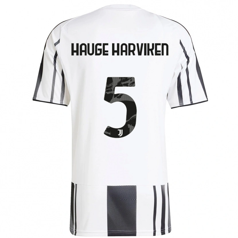Danxen Herren Mathilde Hauge Harviken #5 Weiß Schwarz Heimtrikot Trikot 2025/26 T-Shirt Österreich