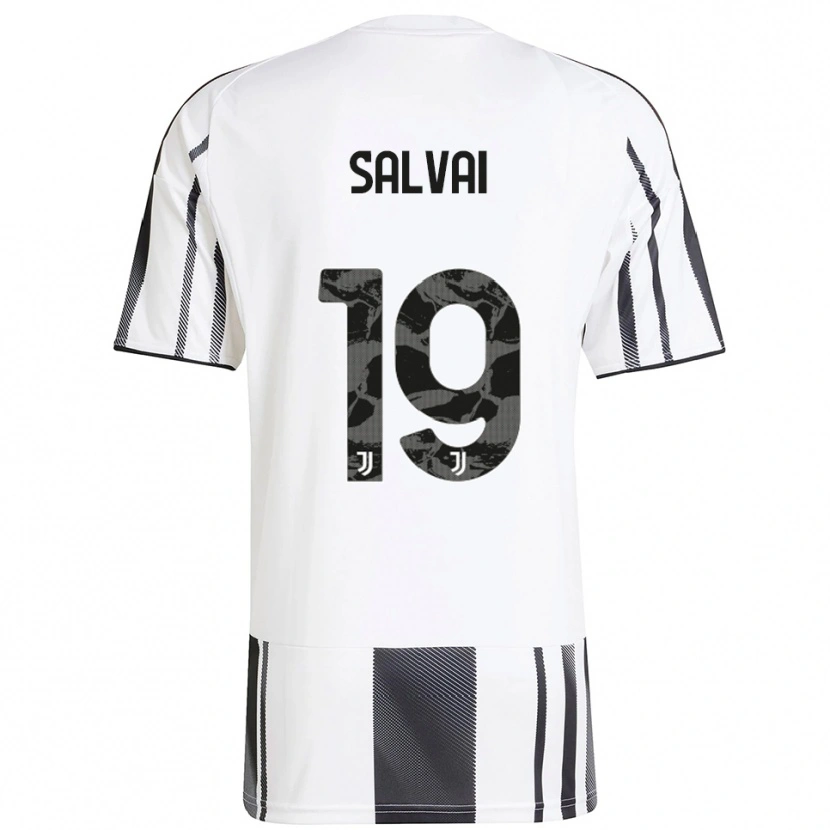 Danxen Herren Pietro Salvai #19 Weiß Schwarz Heimtrikot Trikot 2025/26 T-Shirt Österreich