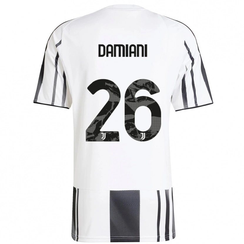 Danxen Herren Samuele Damiani #26 Weiß Schwarz Heimtrikot Trikot 2025/26 T-Shirt Österreich