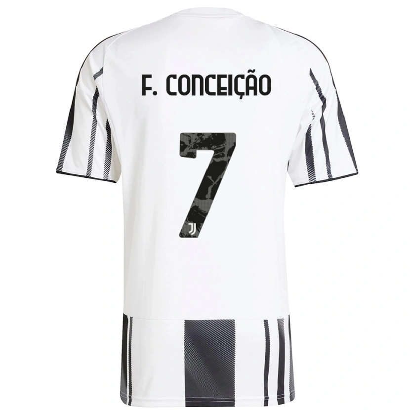 Danxen Herren Francisco Conceição #7 Weiß Schwarz Heimtrikot Trikot 2025/26 T-Shirt Österreich