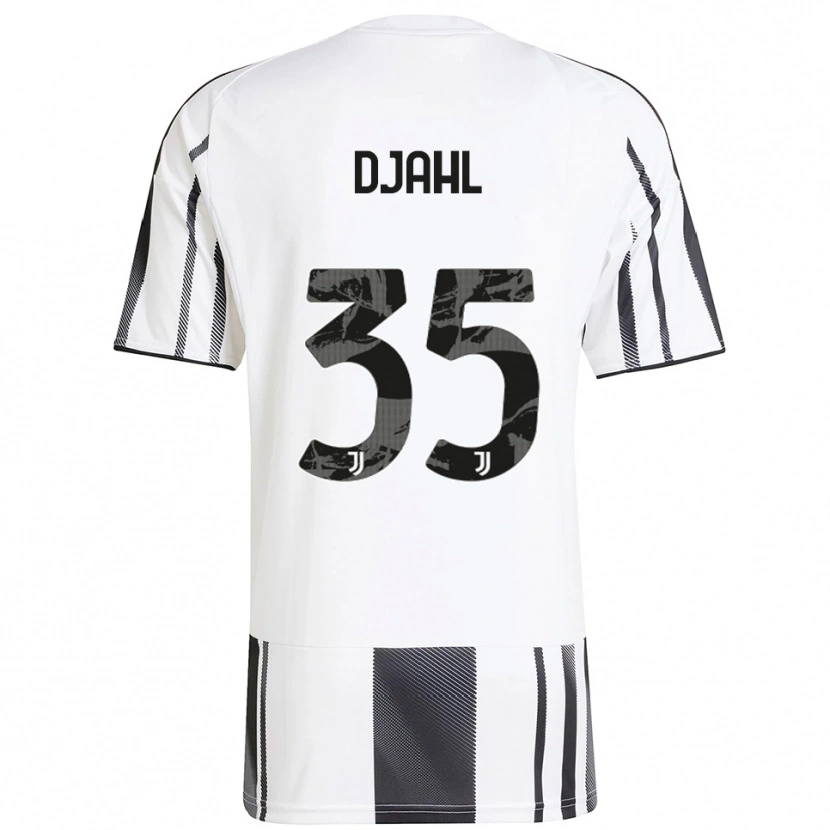 Danxen Herren Rayan Djahl #35 Weiß Schwarz Heimtrikot Trikot 2025/26 T-Shirt Österreich