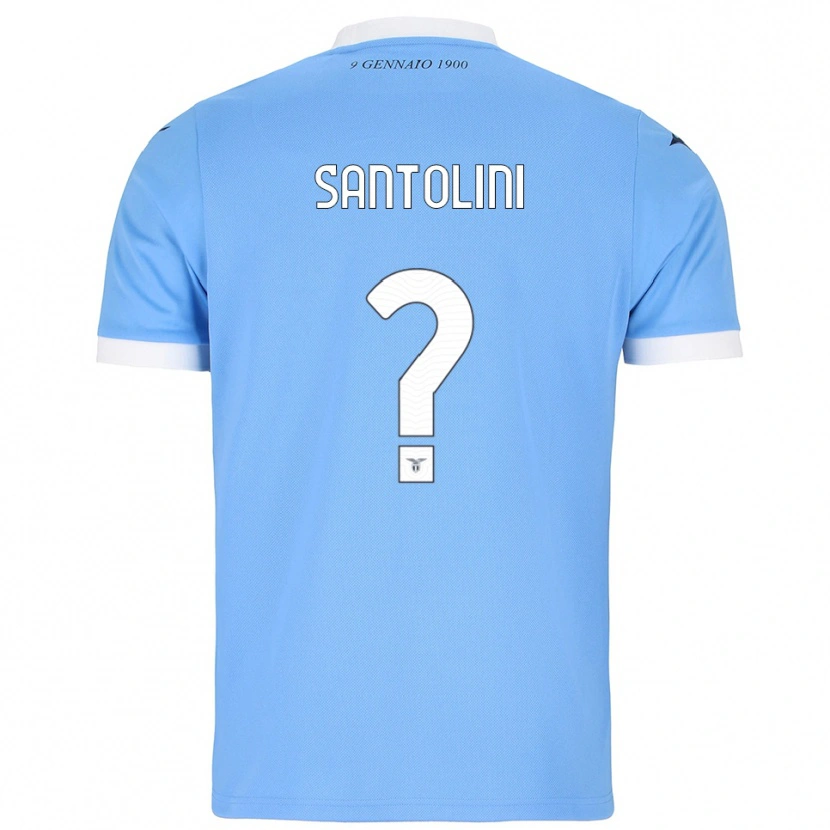 Danxen Herren Emanuele Santolini #0 Himmelblau Weiß Heimtrikot Trikot 2025/26 T-Shirt Österreich