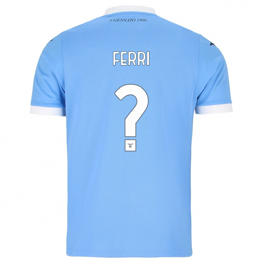 Danxen Herren Mattia Ferri #0 Himmelblau Weiß Heimtrikot Trikot 2025/26 T-Shirt Österreich