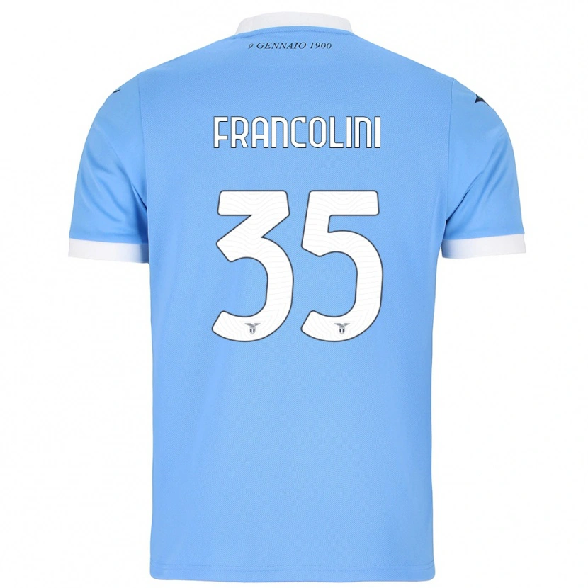 Danxen Herren Alice Francolini #35 Himmelblau Weiß Heimtrikot Trikot 2025/26 T-Shirt Österreich