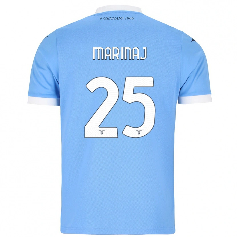 Danxen Herren Kledi Marinaj #25 Himmelblau Weiß Heimtrikot Trikot 2025/26 T-Shirt Österreich