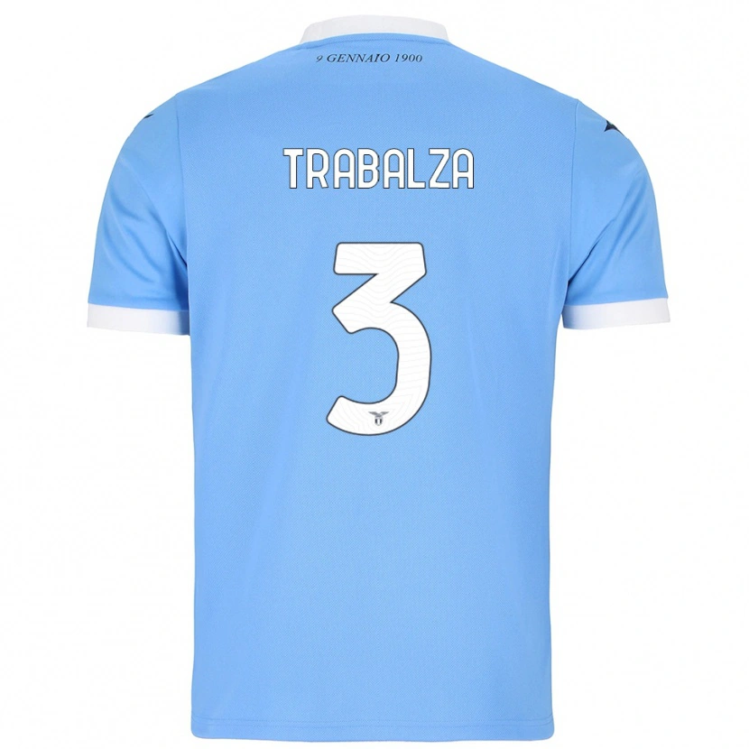 Danxen Herren Alessandro Trabalza #3 Himmelblau Weiß Heimtrikot Trikot 2025/26 T-Shirt Österreich