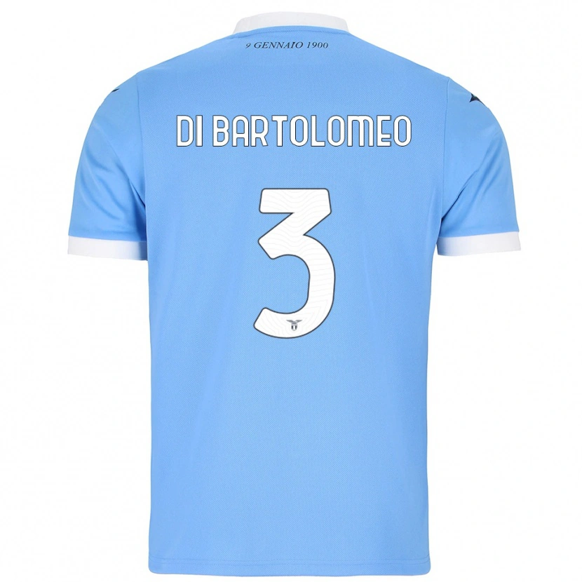Danxen Herren Damiano Di Bartolomeo #3 Himmelblau Weiß Heimtrikot Trikot 2025/26 T-Shirt Österreich