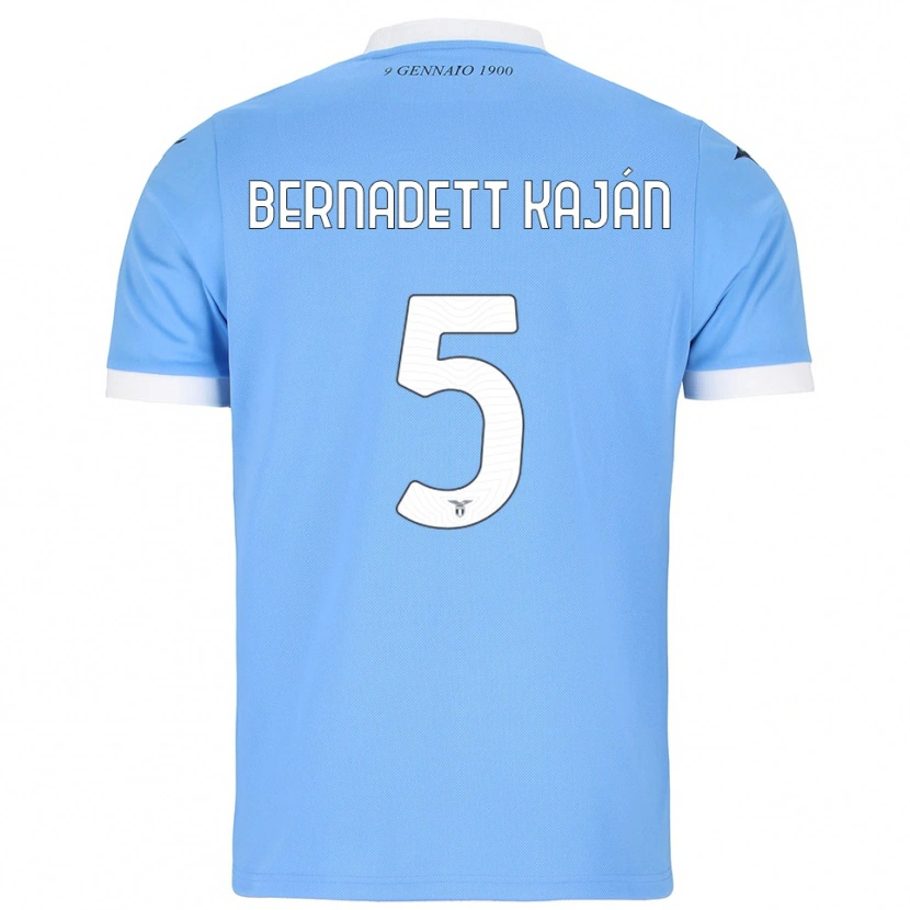Danxen Herren Zsanett Bernadett Kaján #5 Himmelblau Weiß Heimtrikot Trikot 2025/26 T-Shirt Österreich