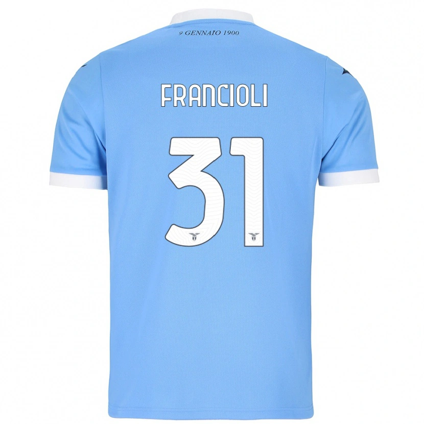 Danxen Herren Diego Francioli #31 Himmelblau Weiß Heimtrikot Trikot 2025/26 T-Shirt Österreich