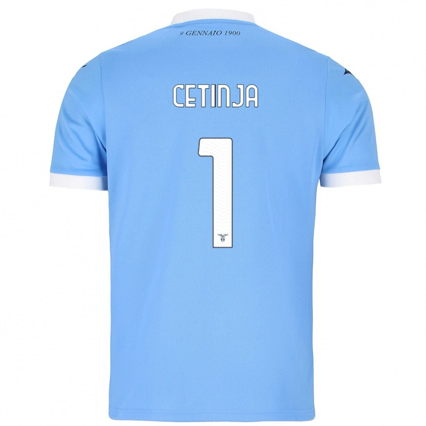Danxen Herren Sara Cetinja #1 Himmelblau Weiß Heimtrikot Trikot 2025/26 T-Shirt Österreich