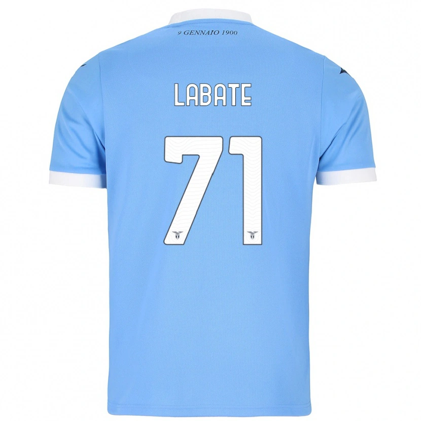 Danxen Herren Camilla Labate #71 Himmelblau Weiß Heimtrikot Trikot 2025/26 T-Shirt Österreich