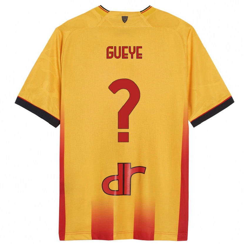 Danxen Herren Pape Gueye #0 Gelb Orange Heimtrikot Trikot 2025/26 T-Shirt Österreich