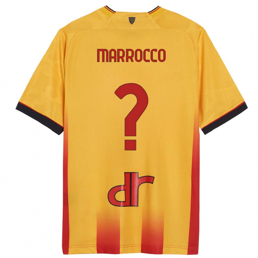 Danxen Herren Iacopo Marrocco #0 Gelb Orange Heimtrikot Trikot 2025/26 T-Shirt Österreich