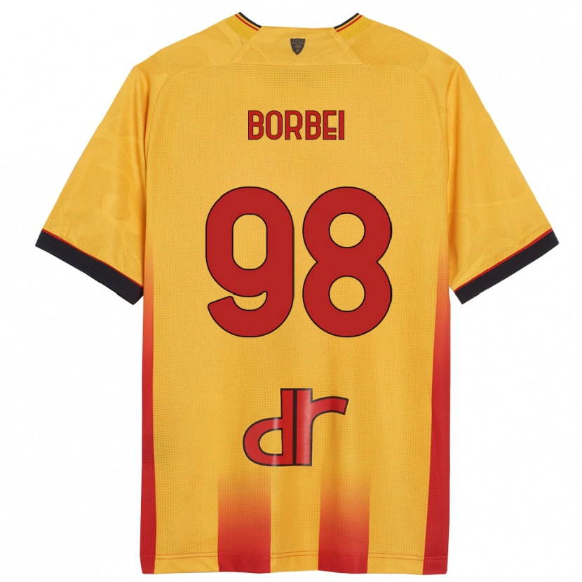 Danxen Herren Alexandru Borbei #98 Gelb Orange Heimtrikot Trikot 2025/26 T-Shirt Österreich