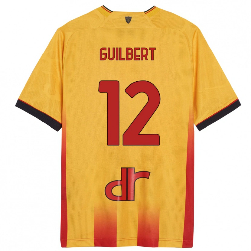Danxen Herren Frédéric Guilbert #12 Gelb Orange Heimtrikot Trikot 2025/26 T-Shirt Österreich