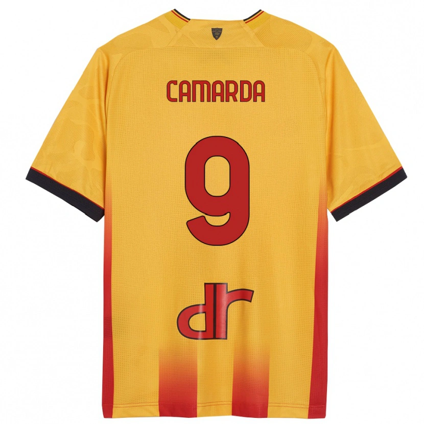 Danxen Herren Francesco Camarda #9 Gelb Orange Heimtrikot Trikot 2025/26 T-Shirt Österreich
