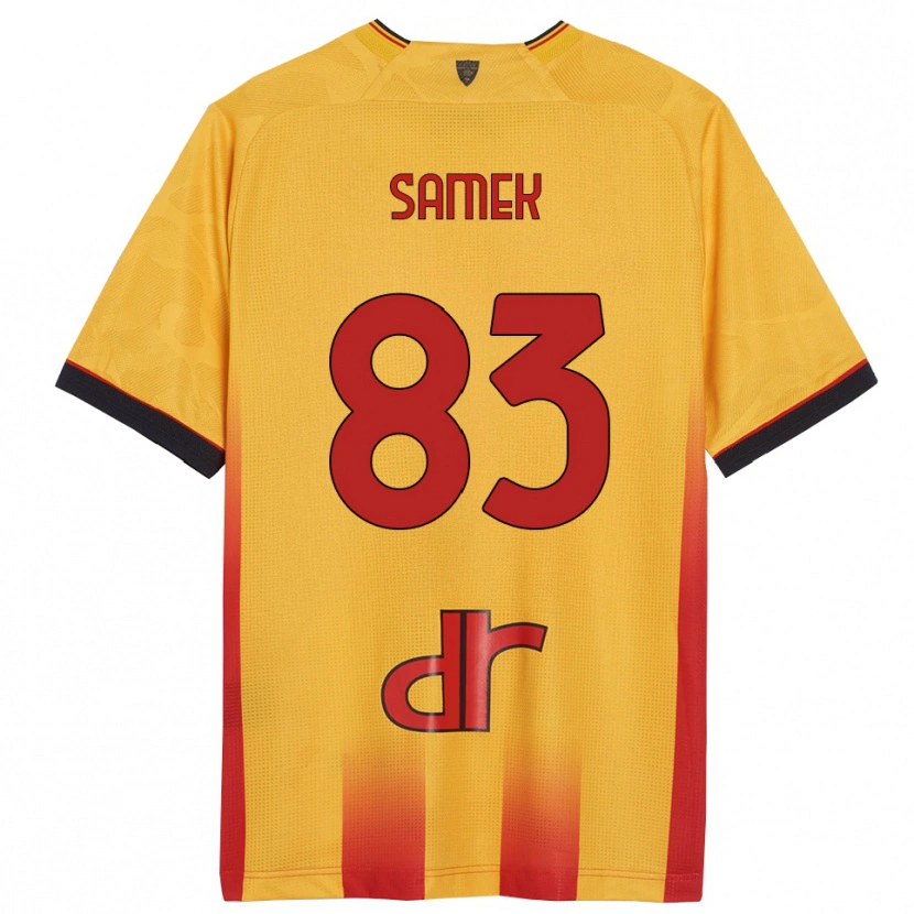 Danxen Herren Daniel Samek #83 Gelb Orange Heimtrikot Trikot 2025/26 T-Shirt Österreich