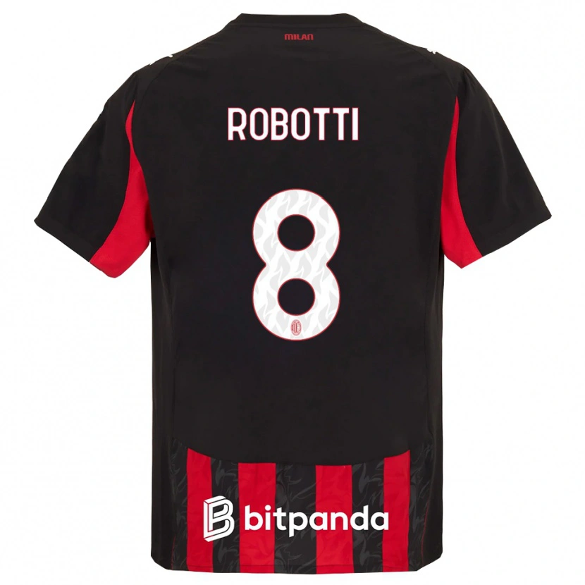 Danxen Herren Giovanni Robotti #8 Rot Schwarz Heimtrikot Trikot 2025/26 T-Shirt Österreich