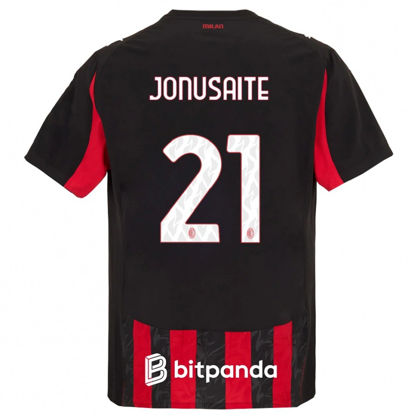 Danxen Herren Rimante Jonusaite #21 Rot Schwarz Heimtrikot Trikot 2025/26 T-Shirt Österreich
