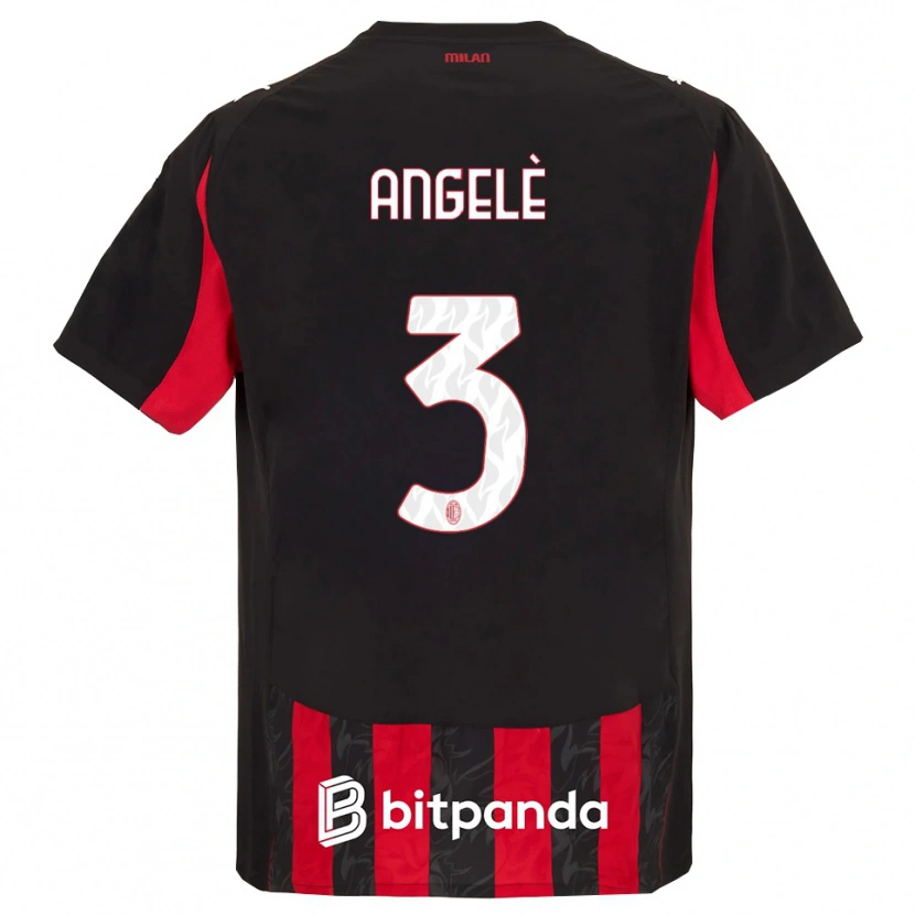 Danxen Herren Gregorio Angelè #3 Rot Schwarz Heimtrikot Trikot 2025/26 T-Shirt Österreich