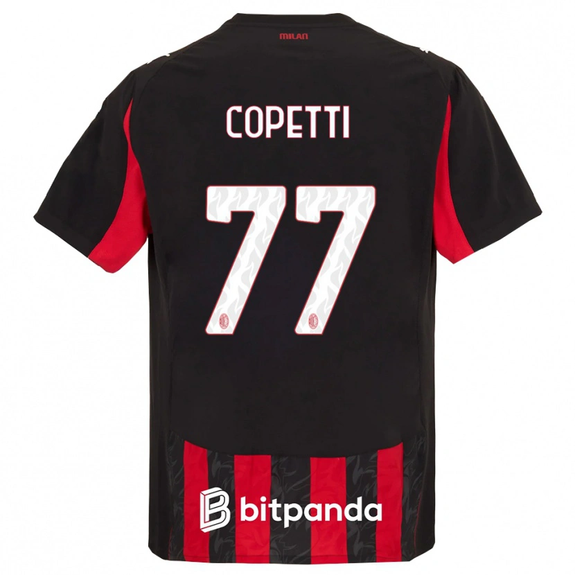 Danxen Herren Matilde Copetti #77 Rot Schwarz Heimtrikot Trikot 2025/26 T-Shirt Österreich