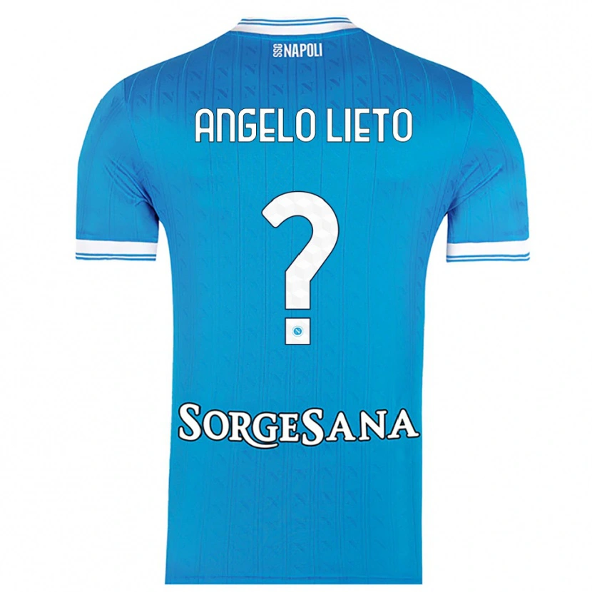 Danxen Herren Angelo Lieto #0 Himmelblau Weiß Heimtrikot Trikot 2025/26 T-Shirt Österreich