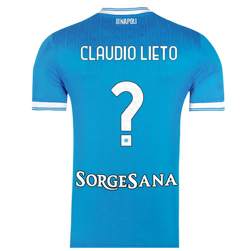 Danxen Herren Claudio Lieto #0 Himmelblau Weiß Heimtrikot Trikot 2025/26 T-Shirt Österreich