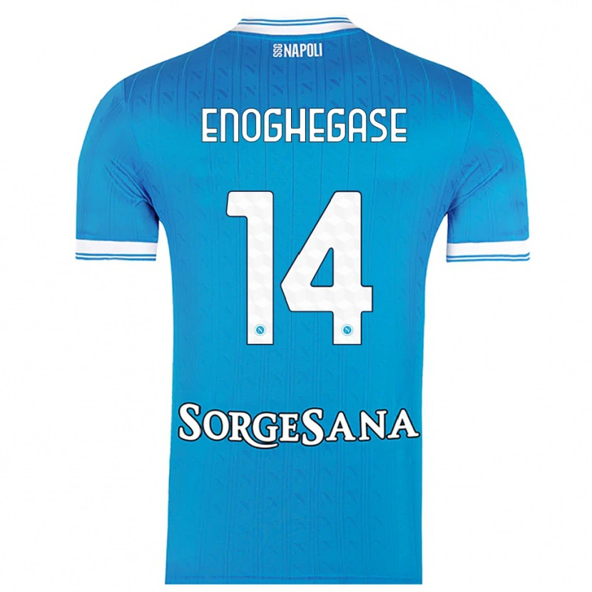 Danxen Herren Favour Enoghegase #14 Himmelblau Weiß Heimtrikot Trikot 2025/26 T-Shirt Österreich