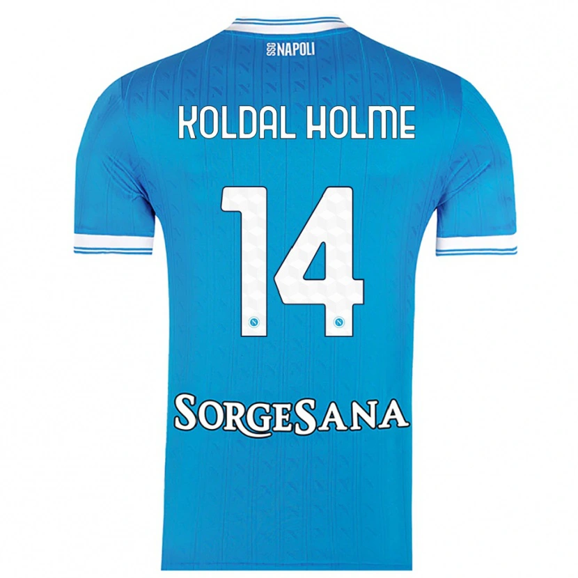 Danxen Herren Madelen Koldal Holme #14 Himmelblau Weiß Heimtrikot Trikot 2025/26 T-Shirt Österreich