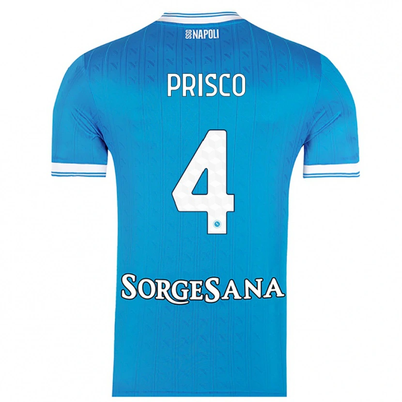 Danxen Herren Vincenzo Prisco #4 Himmelblau Weiß Heimtrikot Trikot 2025/26 T-Shirt Österreich