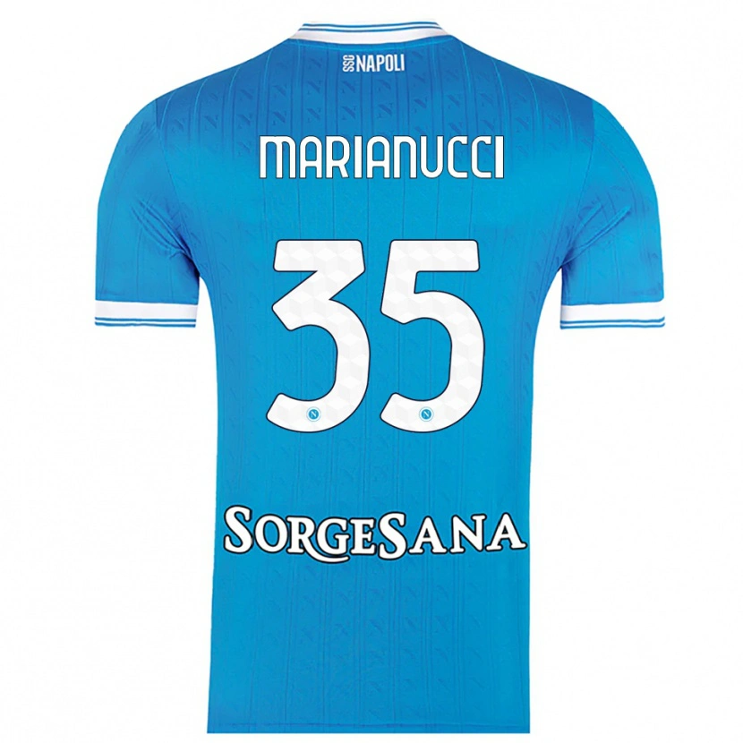 Danxen Herren Luca Marianucci #35 Himmelblau Weiß Heimtrikot Trikot 2025/26 T-Shirt Österreich
